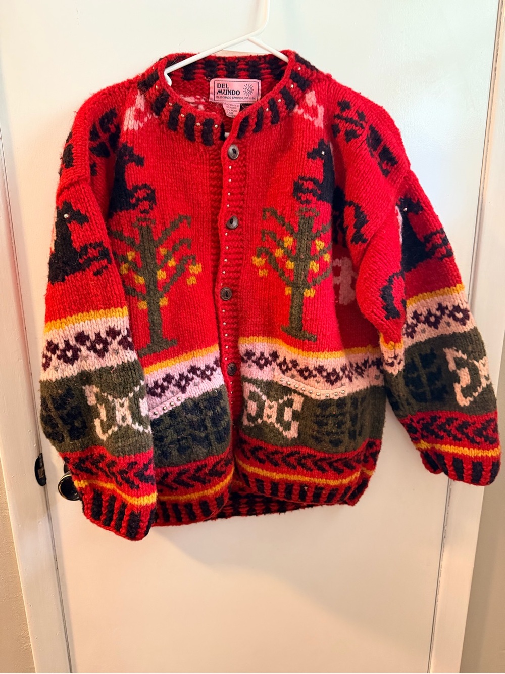 Del Mundo vintage wool sweater